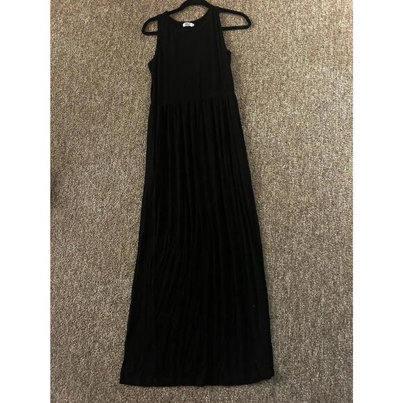 Hount Black Sleeveless Maxi Dress Medium - Picture 1 of 3